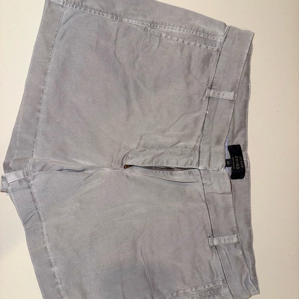 J. Crew Gray Chino Shorts